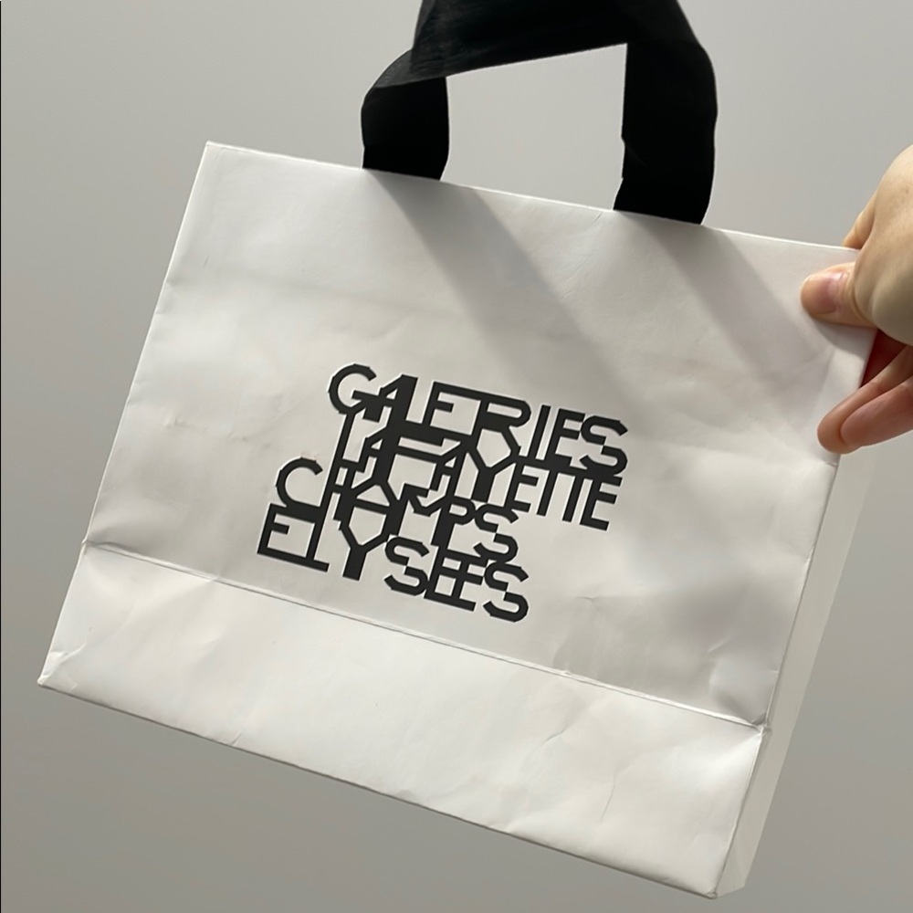 Original small Galeries Lafayette Champs-Élysées Paris shopping bag